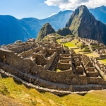 Panorama of Mysterious city - Machu Picchu, Peru,South America